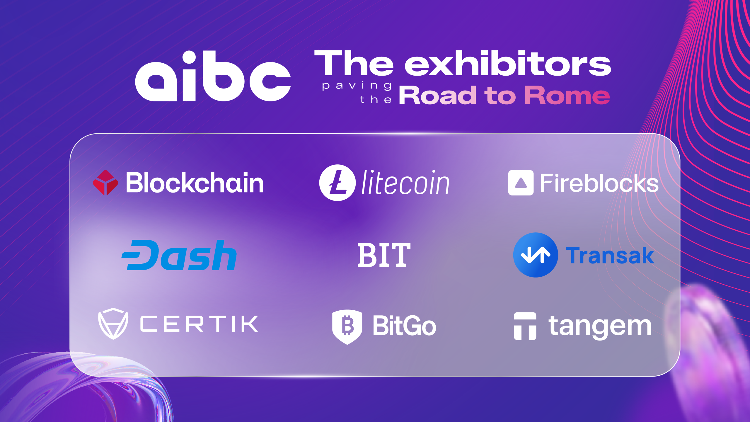 AIBC World 2026: Meet the first confirmed exhibitors!