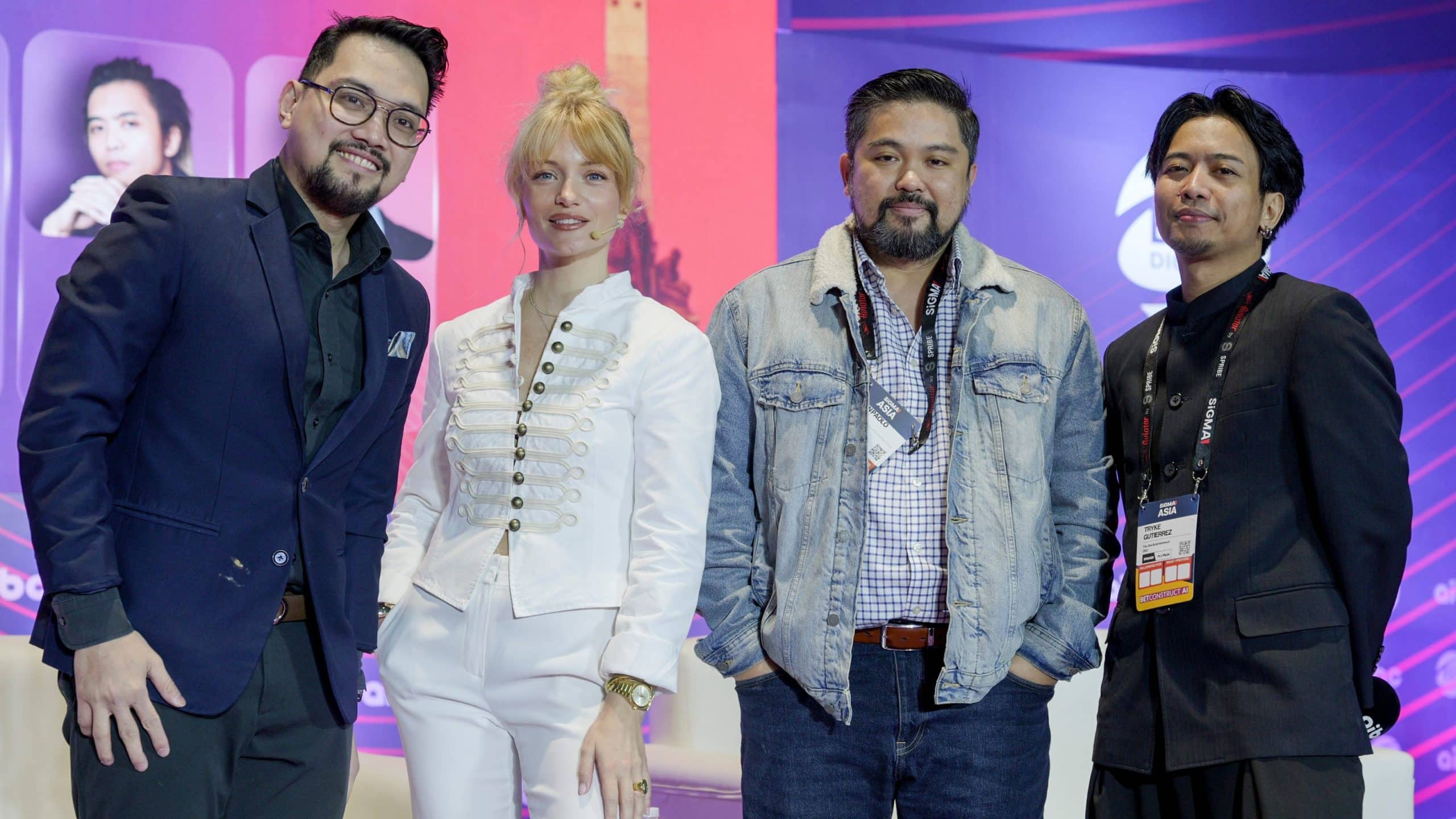 Panelists pose with Olga Yaroshevsky, Managing Director at AIBC