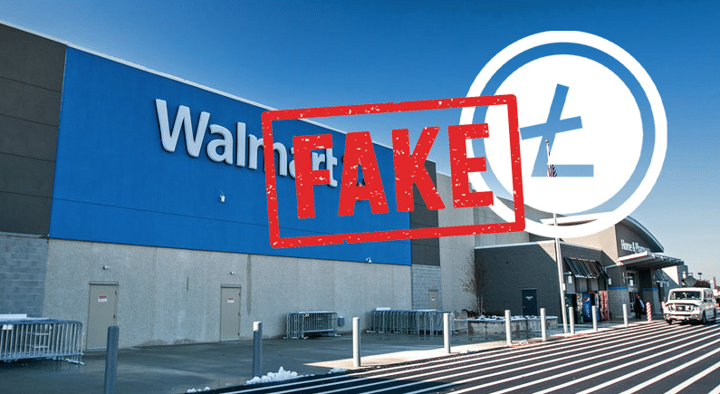 Fake Walmart v Litecoin partnership causes waves