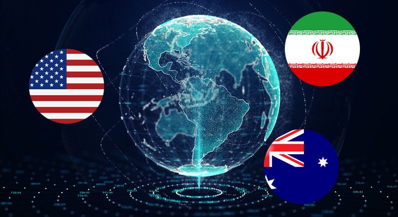 Iran, US and Australia see major shifts in crypto