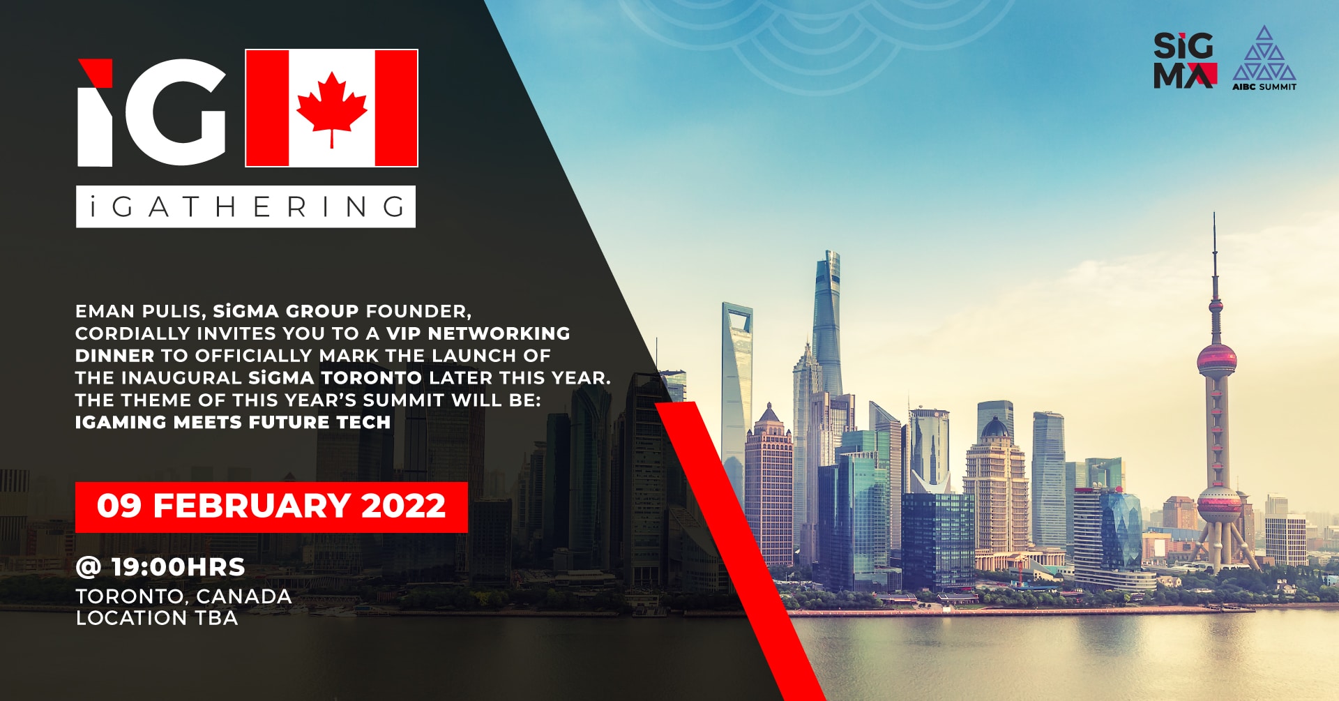 VIP networking dinner launches AIBC Toronto