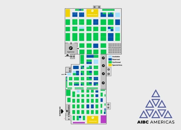 AIBC Americas Floorplan
