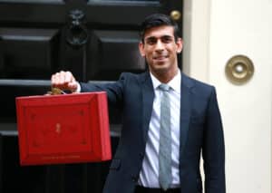 UK Prime Minister Rishi Sunak in 2020.